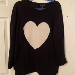 Heart Forever 21 Sweater